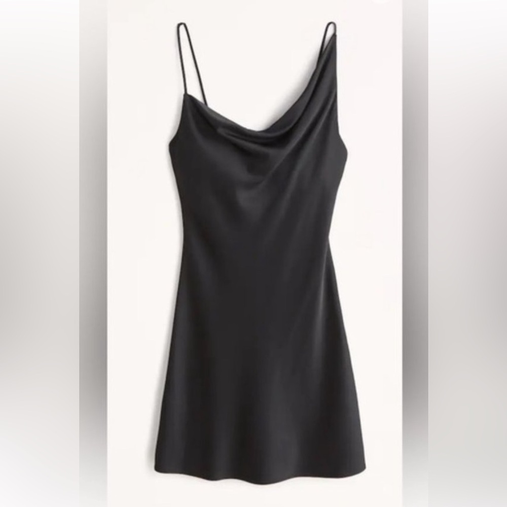 Abercrombie and Fitch Asymmetrical Cowlneck Mini Dress
